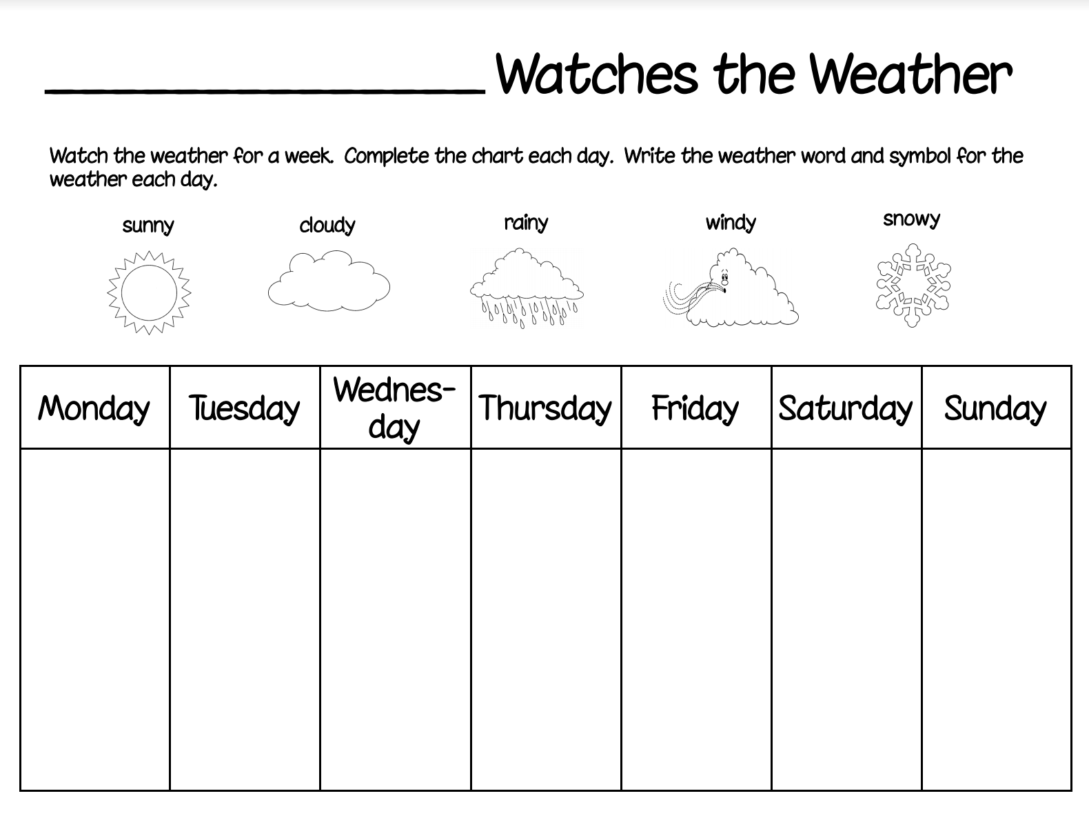 Ctp絵本 How S The Weather に使えるワークシート Youtube 使える表現などの紹介 Ctp English