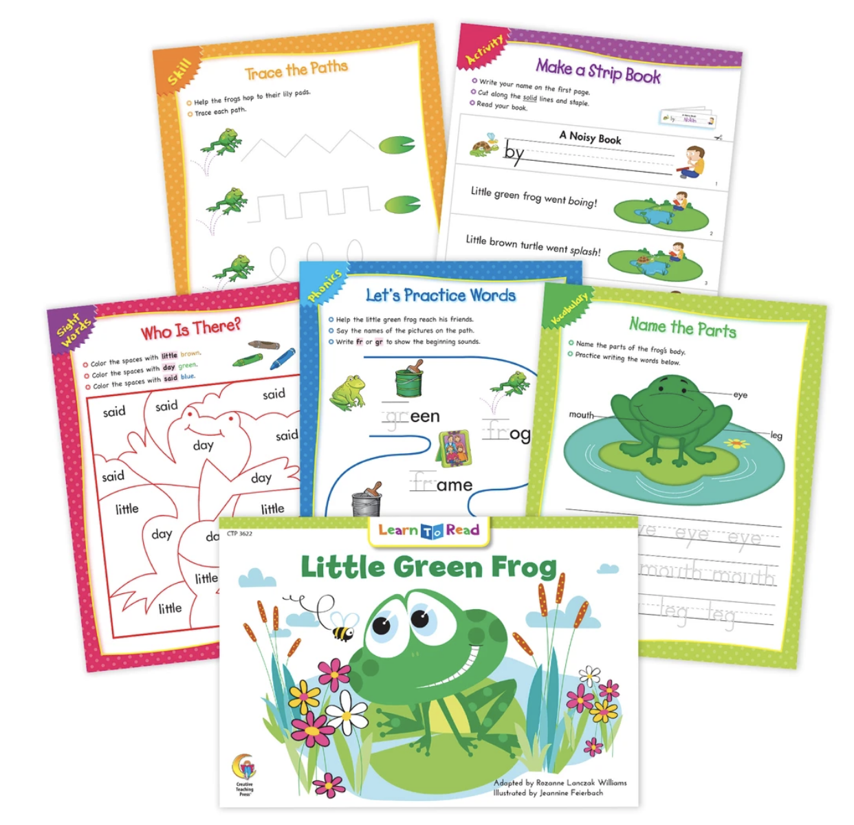 CTP絵本Little Green Frogに使える教材一覧